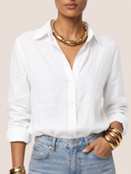 Lauren | Women's Linen Button Down Shirt