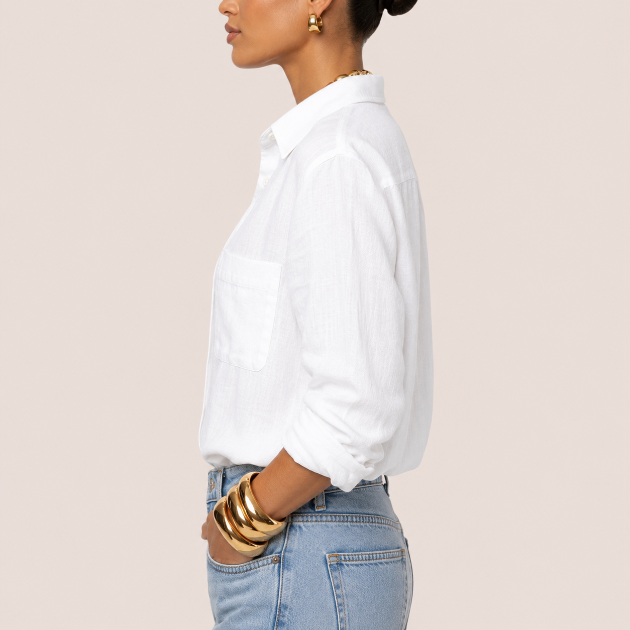 Lauren | Women's Linen Button Down Shirt