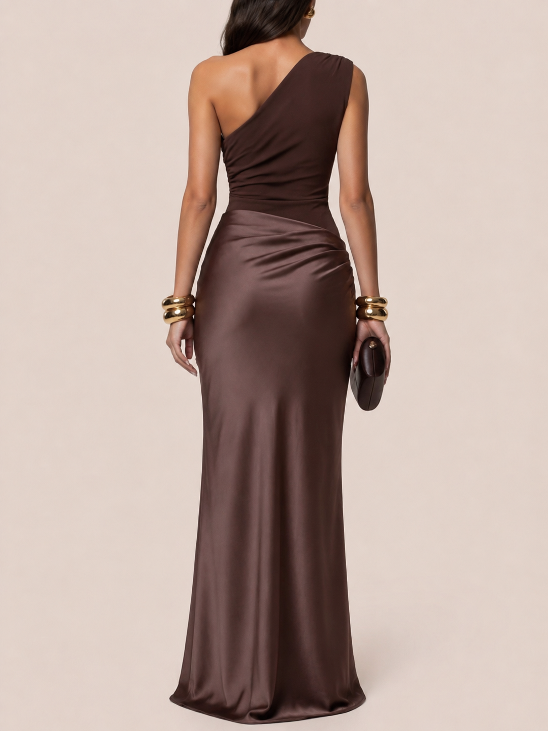 Sloane | One Shoulder Wedding Guest Maxi Dress