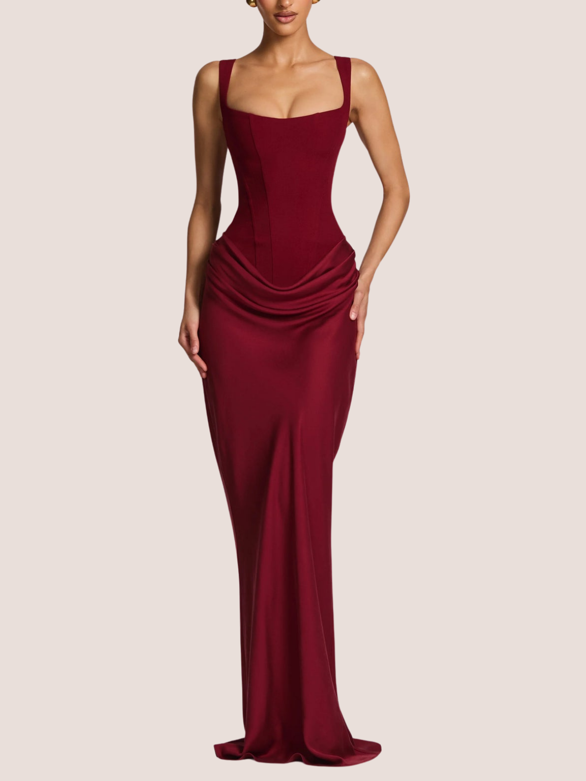 Tate | Women's Long Tight Backless Dress