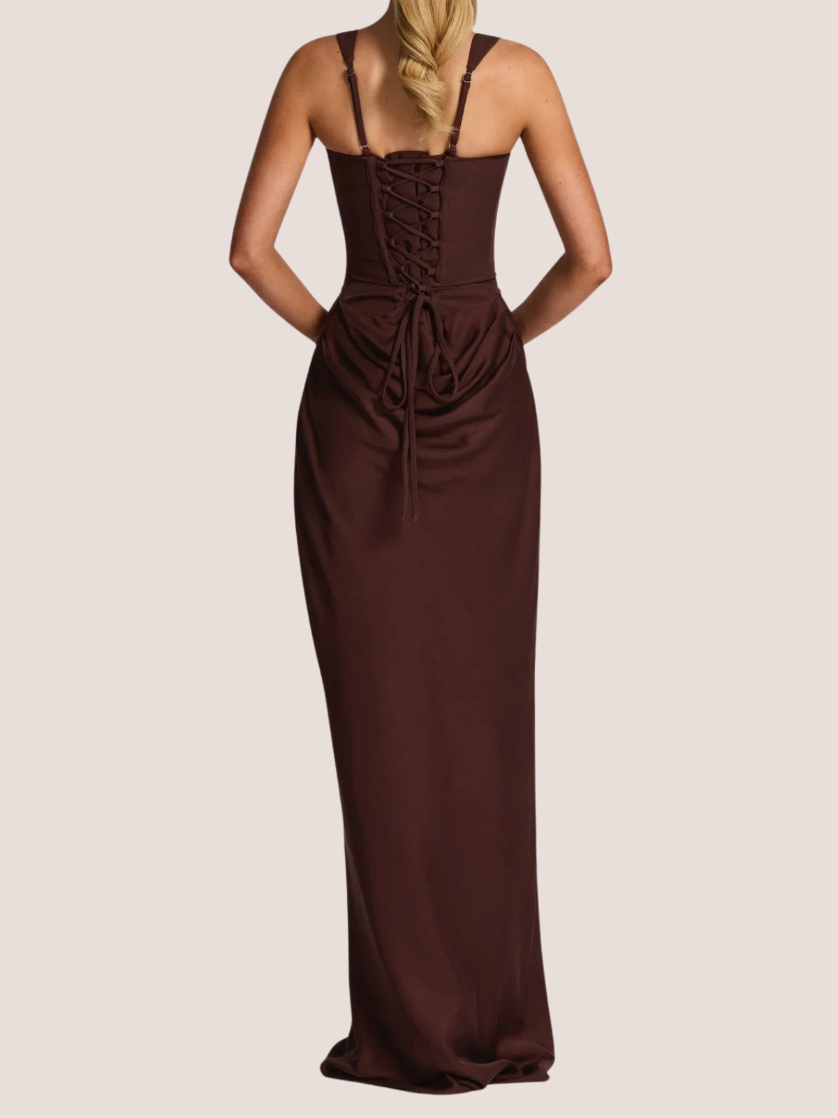 Tate | Women's Long Tight Backless Dress