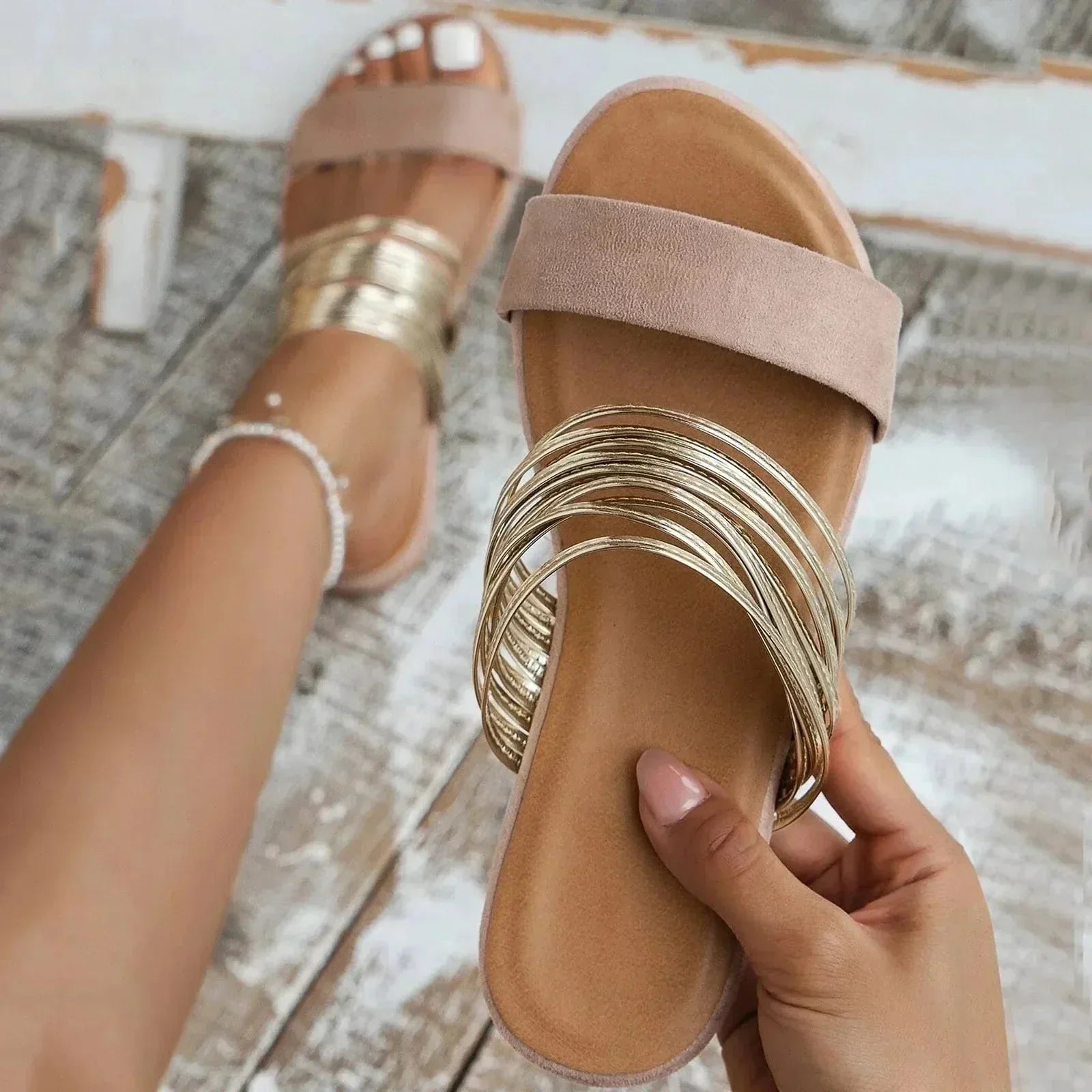 Flat Dress Sandals for Women