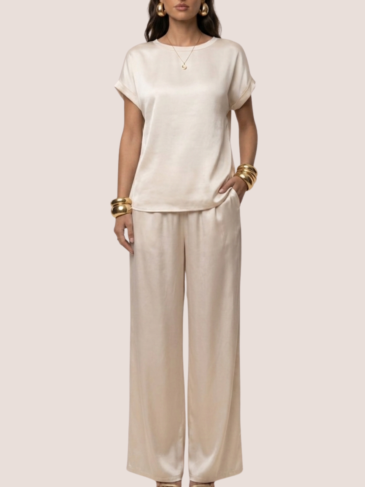 Blair | Elegant Two-Piece Wide Legs Pants Set