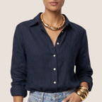 Lauren | Women's Linen Button Down Shirt
