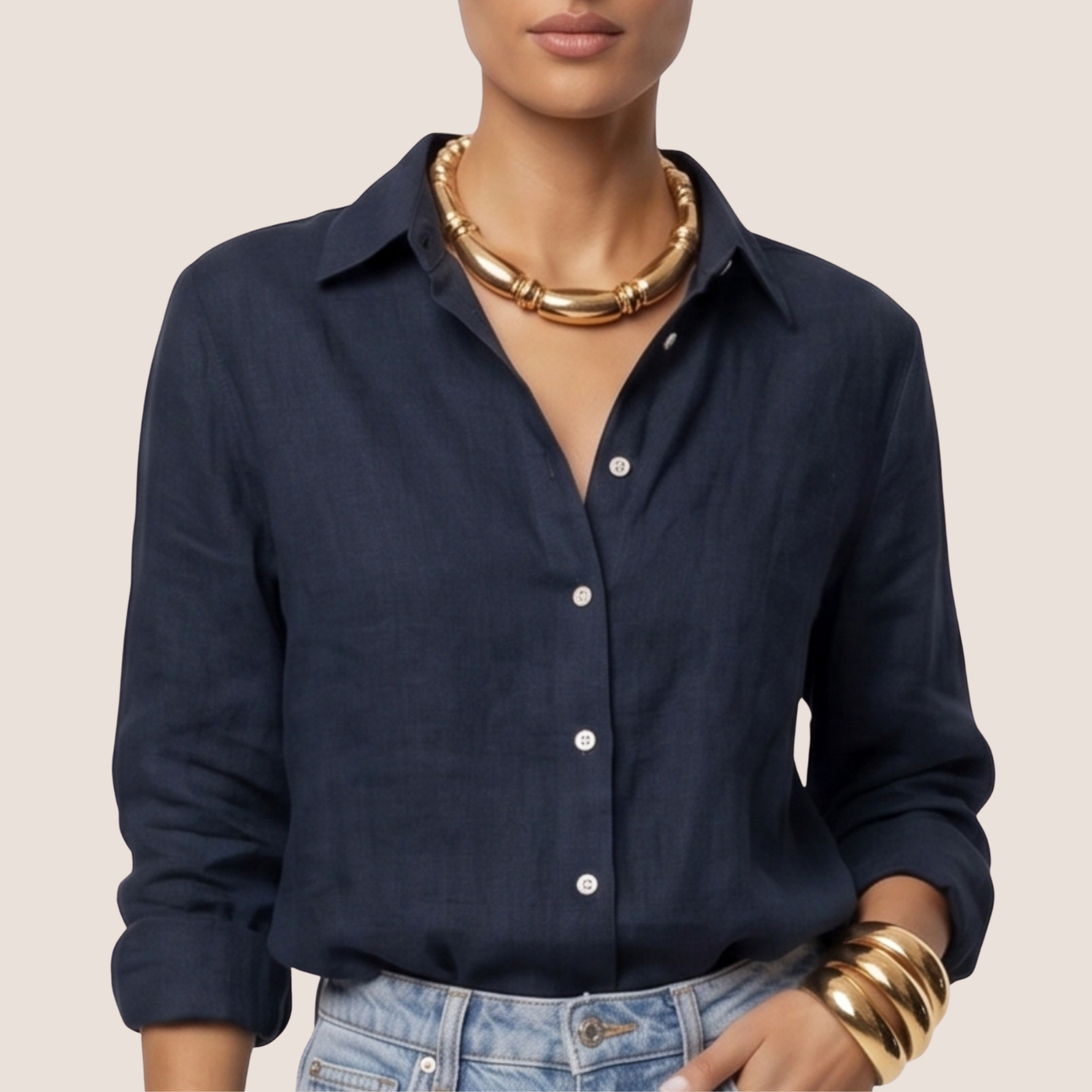 Lauren | Women's Linen Button Down Shirt