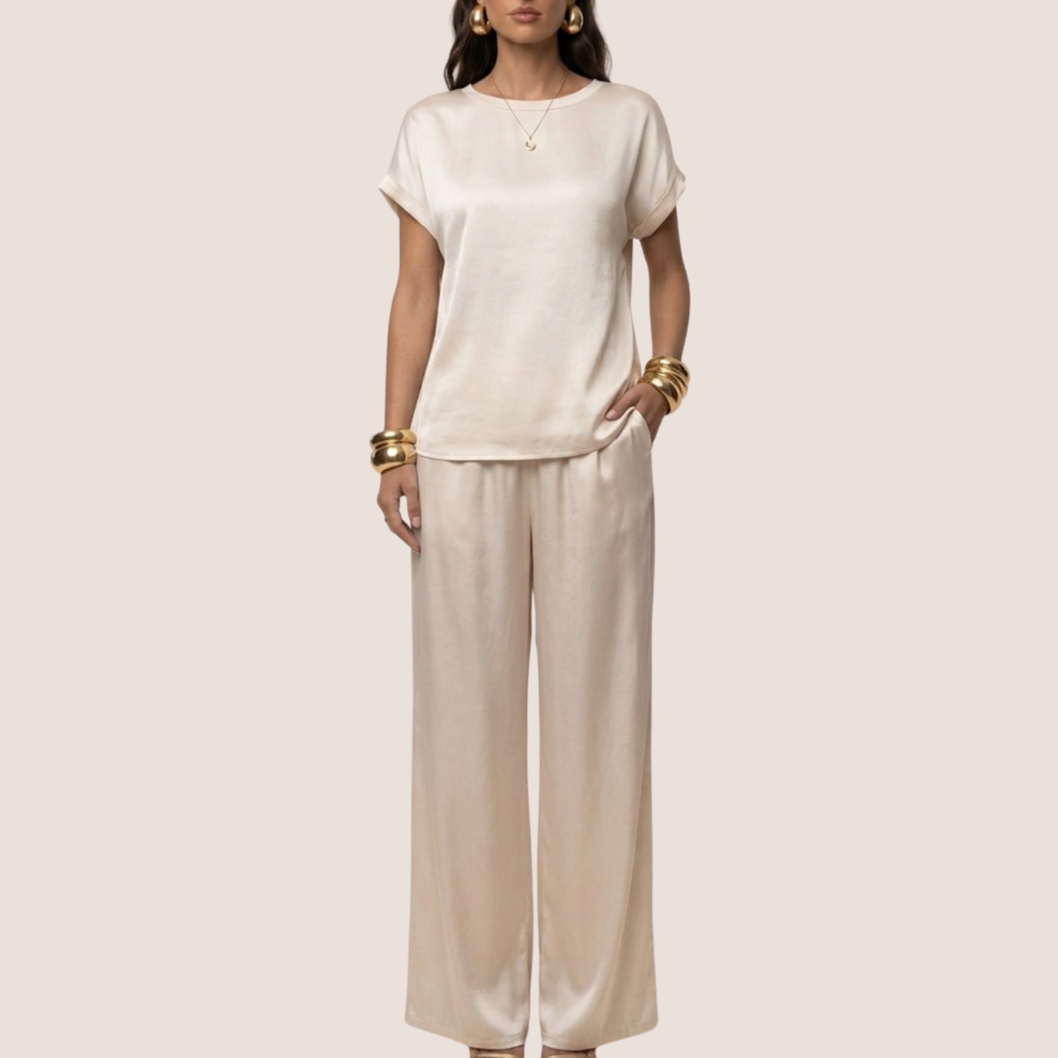 Blair | Elegant Two-Piece Wide Legs Pants Set